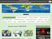 Tablet Screenshot of policiascristianos.com